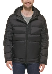 Cole Haan Men's Lightweight Hooded Puffer Jacket - Navy