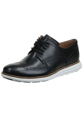 Cole Haan Men's Original Grand Shortwing Oxford Shoe black leather/white 15 W US
