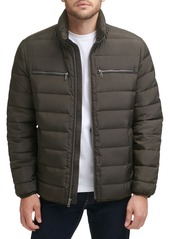 Cole Haan Men's Quilted Zip-Front Jacket - Olive