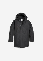 Cole Haan Men's Rain Jacket With Hood - Black Size XL Water-Resistant