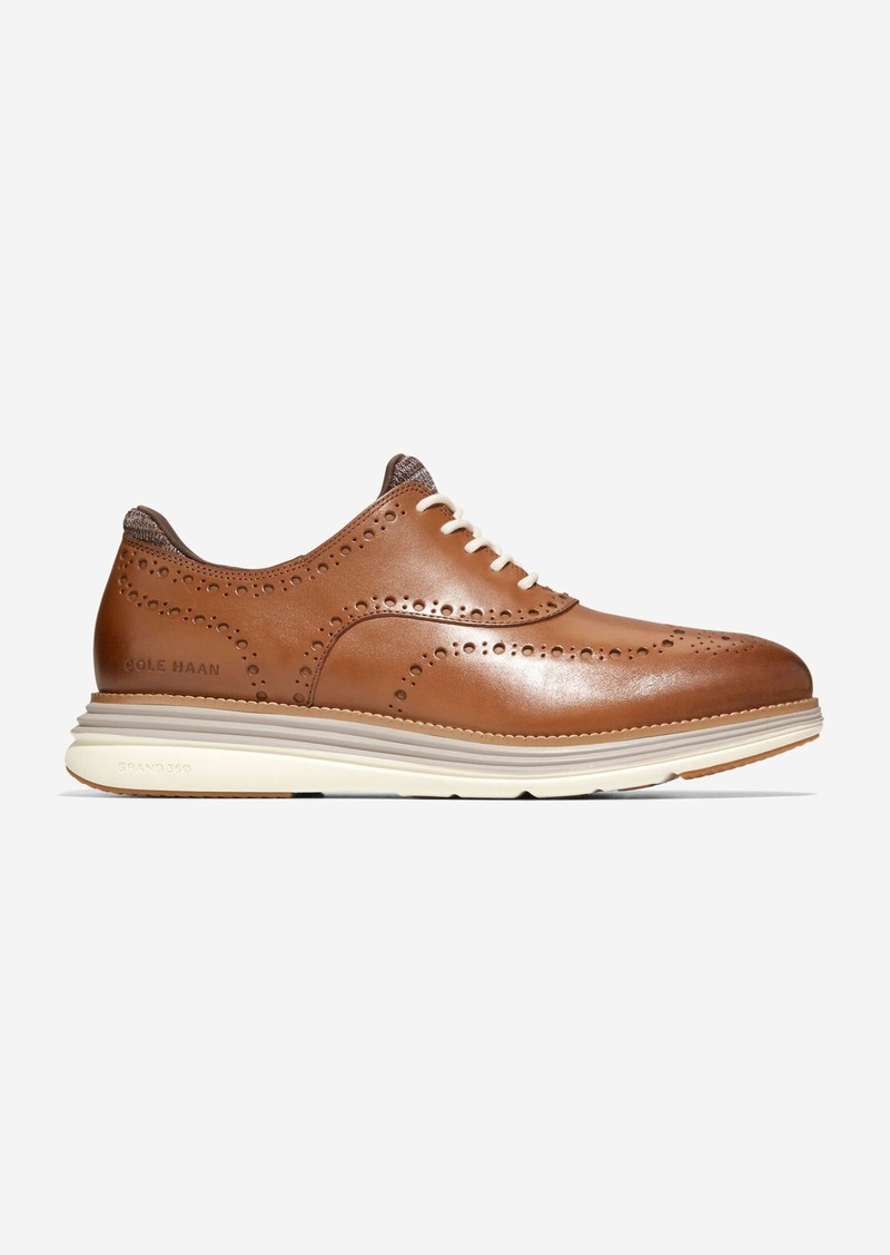 Cole Haan Men's Øriginal Grand Ultra Wingtip Oxford Shoes - Brown Size 12