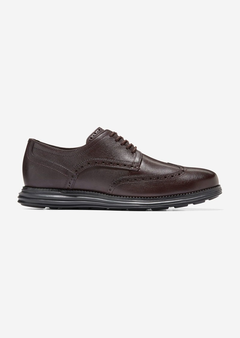 Cole Haan Men's Øriginal Grand Wingtip Oxford Shoes - Brown Size 11.5