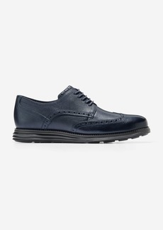 Cole Haan Men's Øriginal Grand Wingtip Oxford Shoes - Blue Size 11