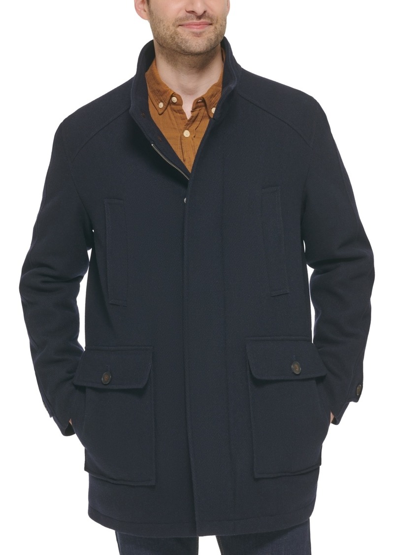 Cole Haan Men's Twill Field Jacket - Navy