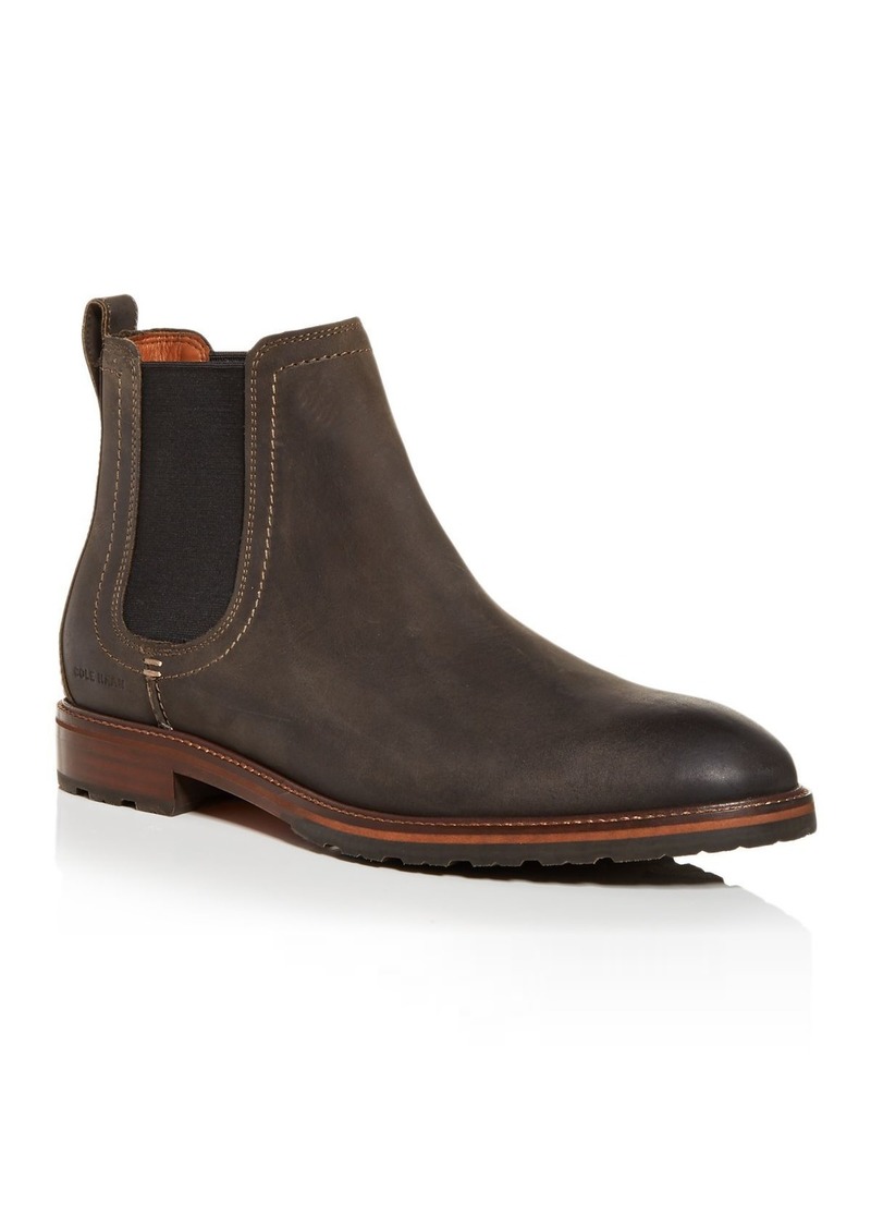 cole haan waterproof chelsea boots mens