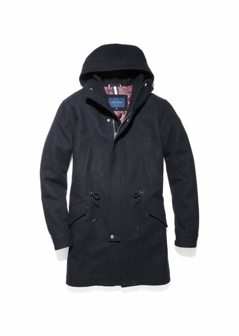 Cole Haan Men's Wool Melton Anorak