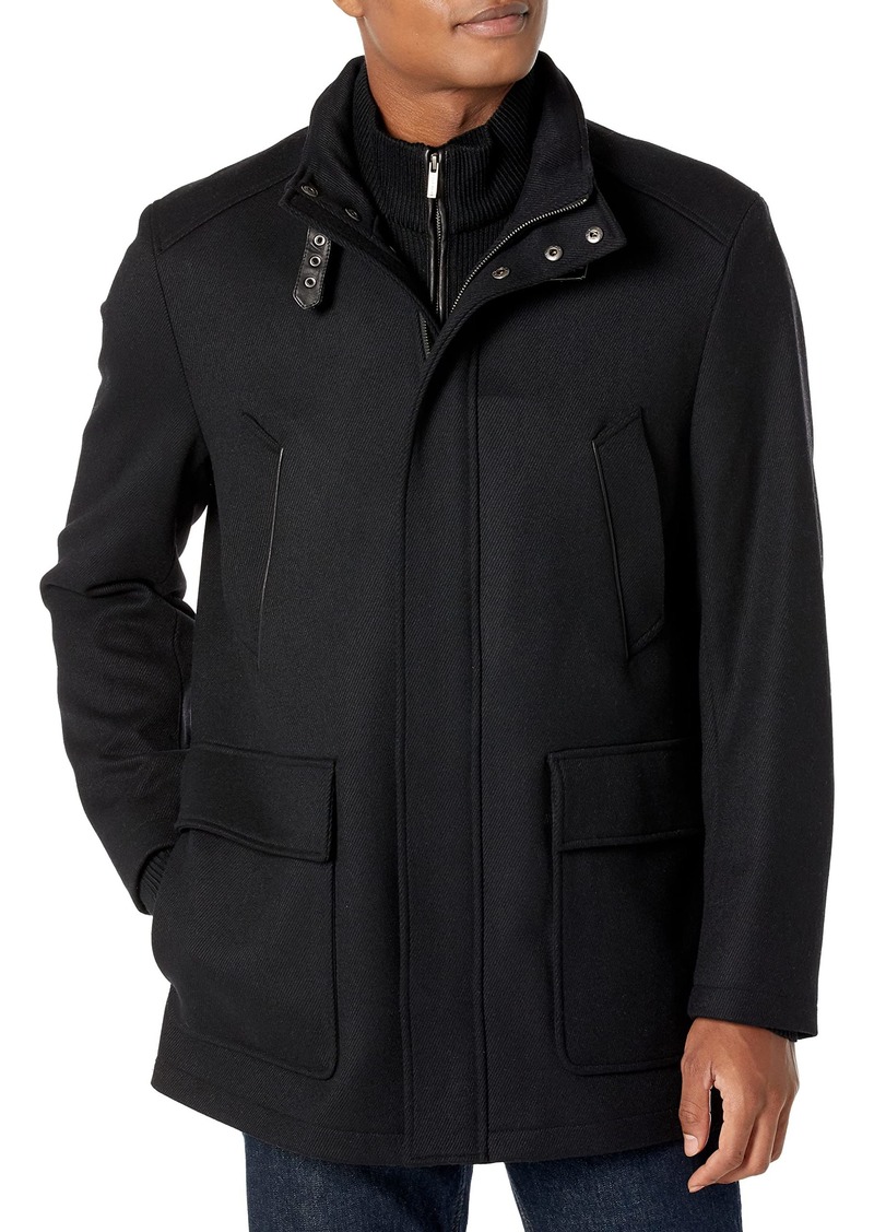 Cole Haan Men's Italian Twill Carcoat Jacket