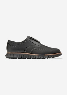 Cole Haan Men's Zerøgrand Remastered No Stitch Wingtip Oxford Shoes - Black Size 11.5