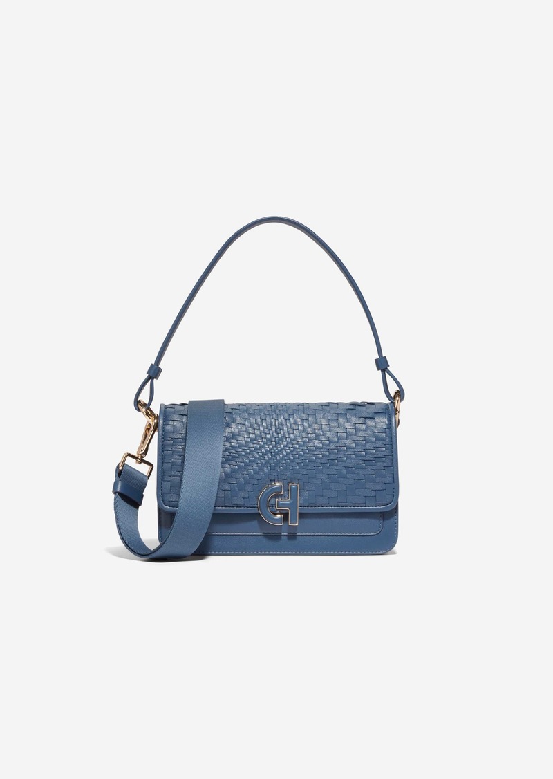 Cole Haan Mini Woven Shoulder Bag - Blue Size OSFA