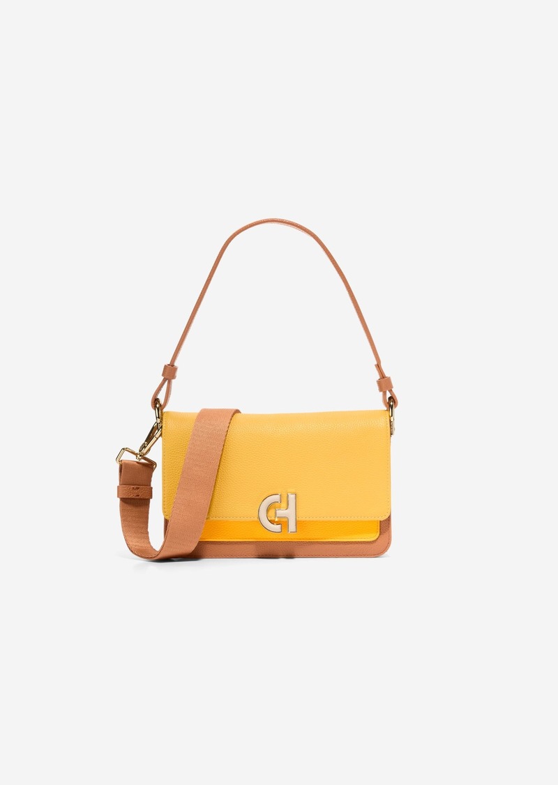 Cole Haan Mini Woven Shoulder Bag - Beige Size OSFA