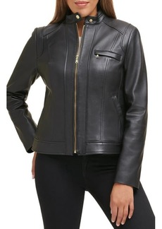 Cole Haan Moto Leather Jacket