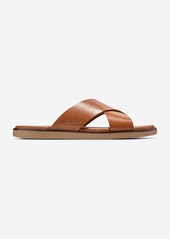 Cole Haan Men's Nantucket Cross Strap Sandal - Brown Size 10