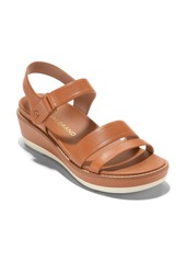 Cole Haan OriginalGrand Peyton Flatform Wedge Sandal in Pecan/Pecan at Nordstrom Rack