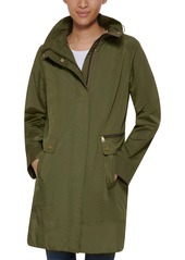 Cole Haan Packable Hooded Raincoat