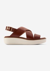 Cole Haan Women's Øriginal Grand Platform Sandal - Brown Size 8