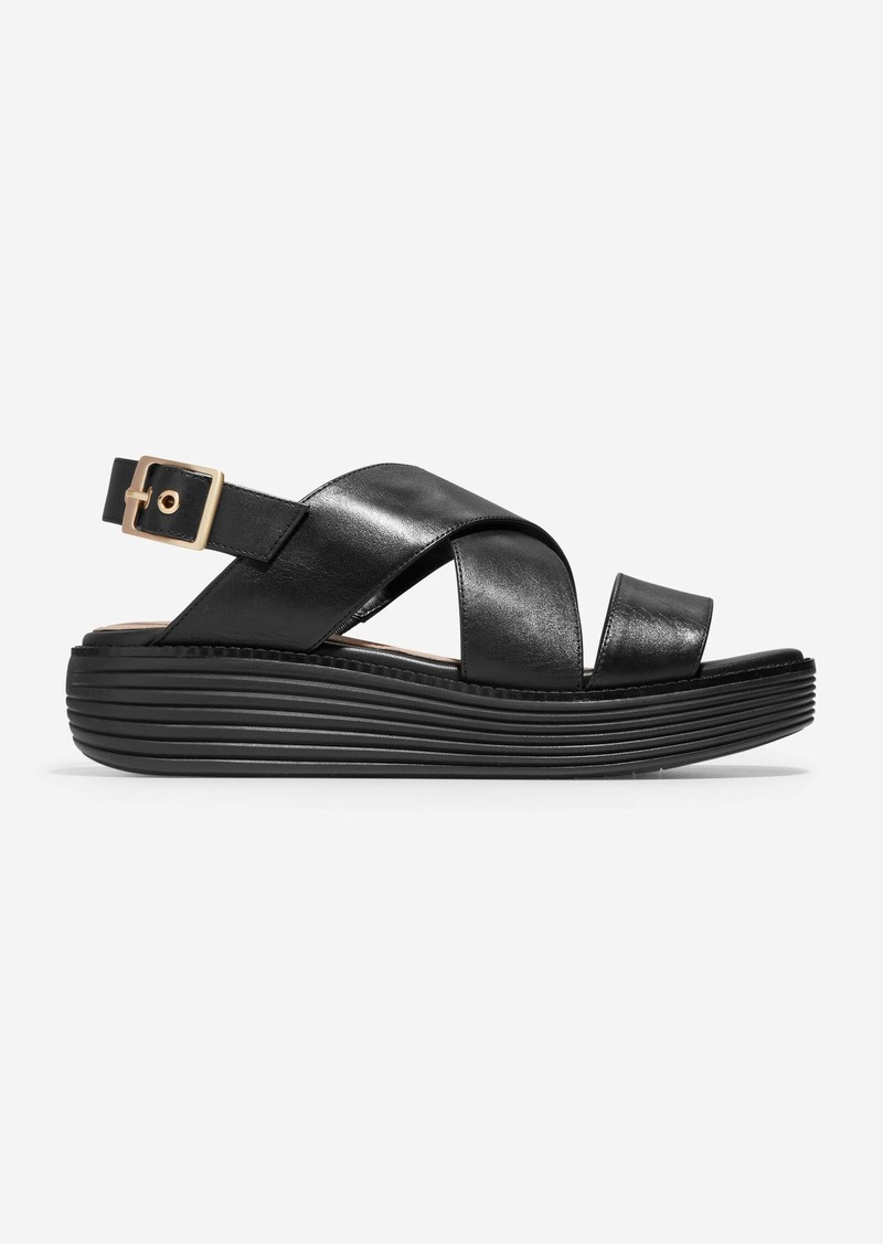 Cole Haan Women's Øriginal Grand Platform Sandal - Black Size 5
