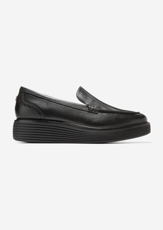 Cole Haan Women's Originalgrand Platform Venetian Loafer - Black Size 7.5