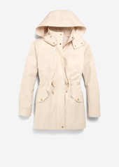 Cole Haan Women's Short Rain Jacket - Beige Size XS