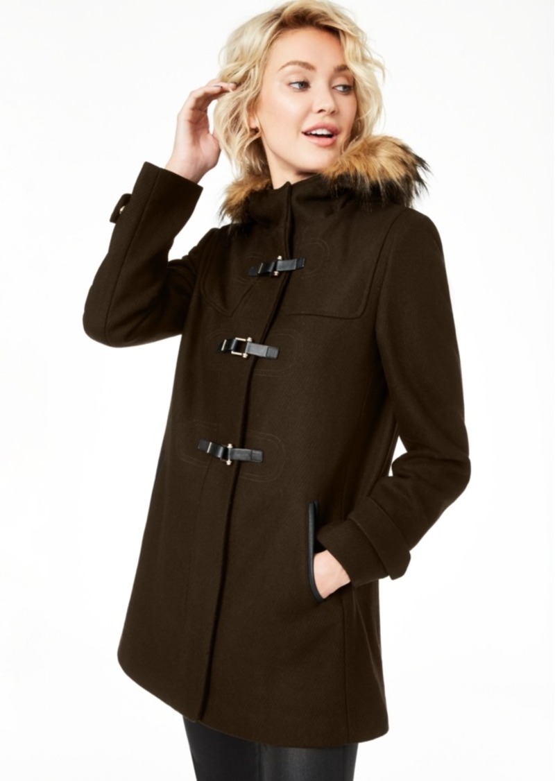 cole haan hooded coat