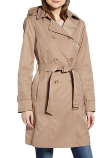 Cole Haan Signature Hooded Trench Coat in Dune at Nordstrom