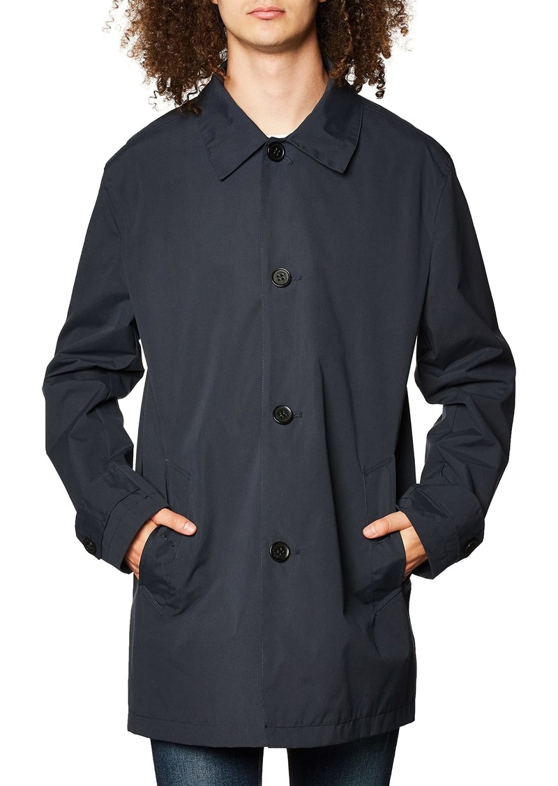 Cole Haan Signature Men's Classic Stand Collar rain Jacket