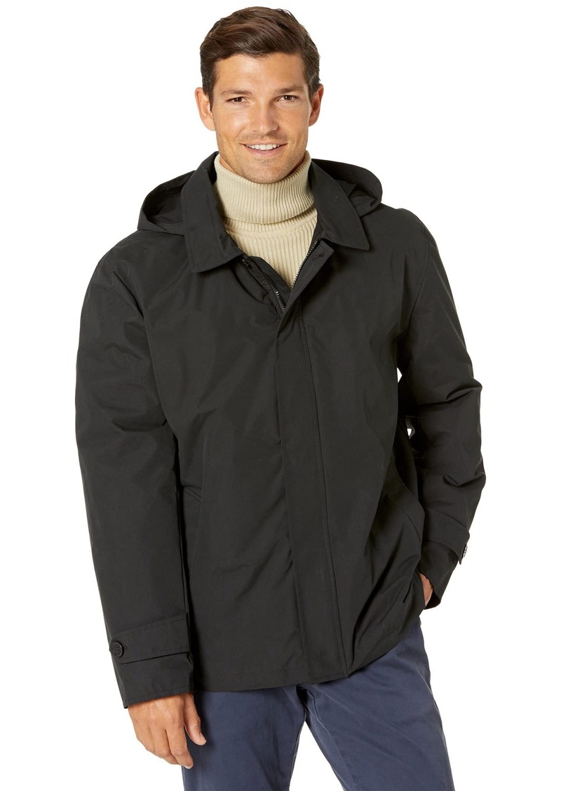 Cole Haan Signature Men's Classic Hooded Rain Jacket