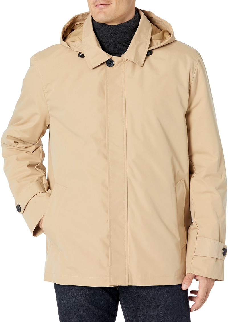 Cole Haan Signature Men's Classic Hooded Rain Jacket