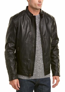 Cole Haan Signature Men's Leather Moto Jacket