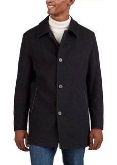 Cole Haan Signature Men's Button Up Wool Plush Car Coat