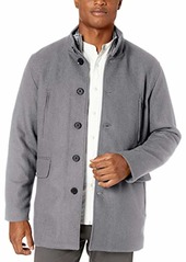 Cole Haan Signature Men's Wool Top Coat with Set in Bib