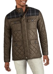 Cole Haan Signature Mixed Media Quilted Jacket