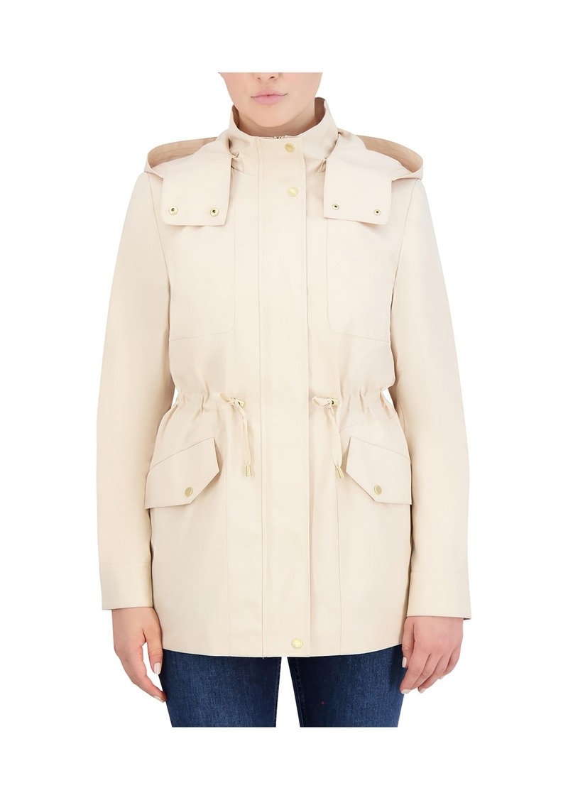 Cole Haan Signature Women's Short Rain Jacket - Eggshell