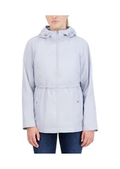 Cole Haan Signature Women's Travel Packable Rain Jacket - Pearl grey