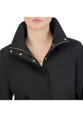 Cole Haan Signature Women's Trench Coat With Stand Collar - Black