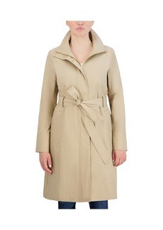 Cole Haan Signature Women's Trench Coat With Stand Collar - Khaki