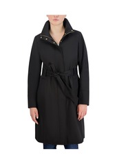 Cole Haan Signature Women's Trench Coat With Stand Collar - Black