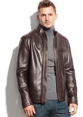 Cole Haan Smooth Leather Jacket