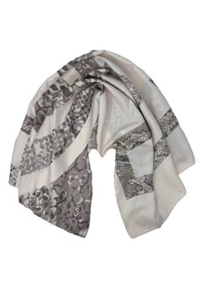 Cole Haan Snakeskin Print Square Scarf