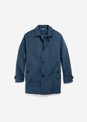 Cole Haan Men's Stand Collar Rain Jacket - Blue Size Large