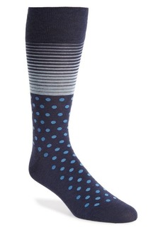 Cole Haan Stripe & Dot Socks