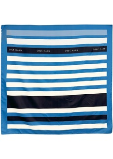 Cole Haan Striped Square Scarf - Marine