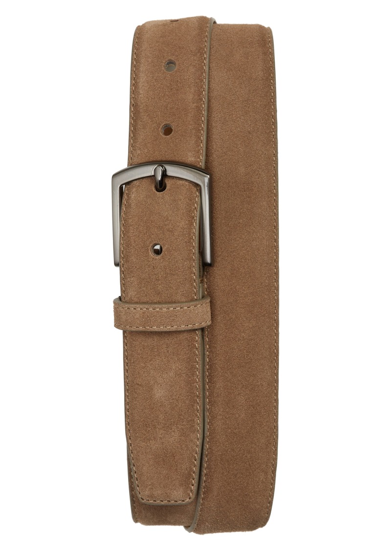 Cole Haan Suede Belt in Taupe at Nordstrom Rack