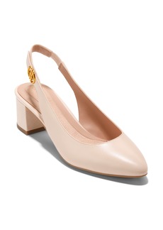 Cole Haan The Go To Slingback Pump in Bleached Tan Ltr at Nordstrom Rack