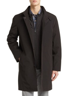 Cole Haan Topcoat with Removable Quilted Bib
