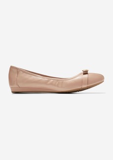Cole Haan Women's Tova Bow Ballet Shoes - Beige Size 5.5