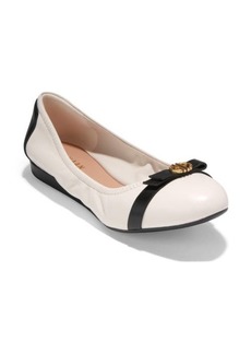 Cole Haan Tova Bow Ballet Flat in Ivory Shee at Nordstrom