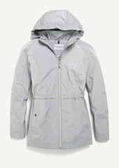 Cole Haan Women's Travel Packable Rain Anorak - Grey Size Small Water-Resistant