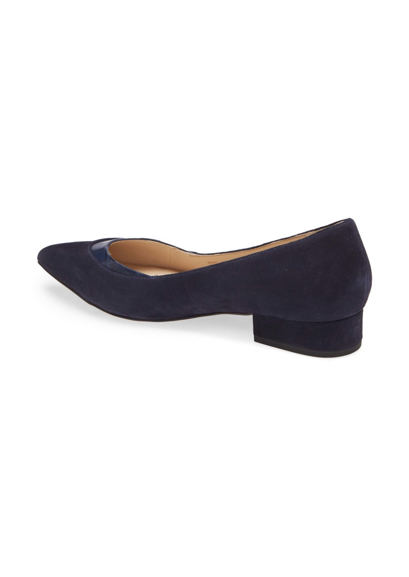 cole haan vail pointed toe skimmer flat