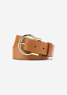 Cole Haan Women's 32Mm Hinged Buckle Belt - Beige Size Medium