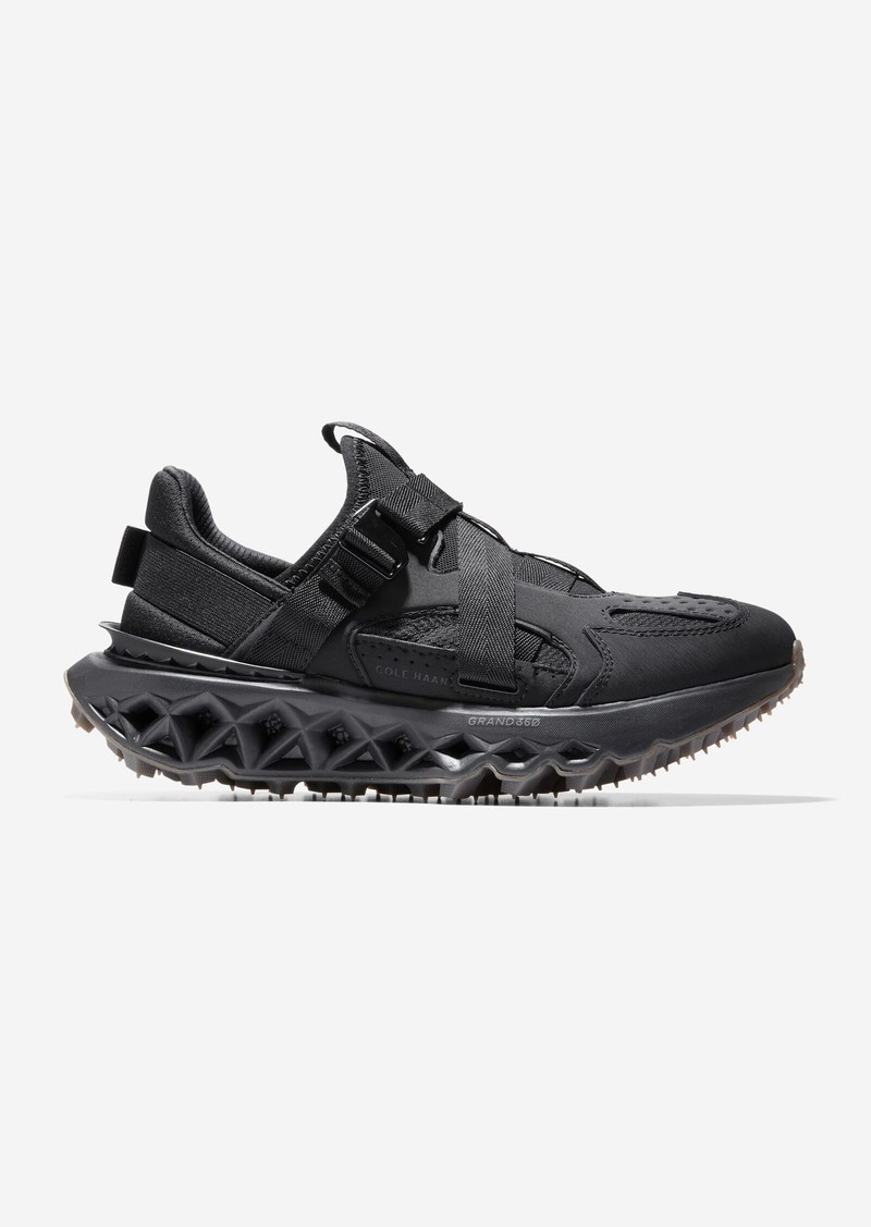 Cole Haan Women's 5.ZERØGRAND Monk Strap Running Shoes - Black Size 7
